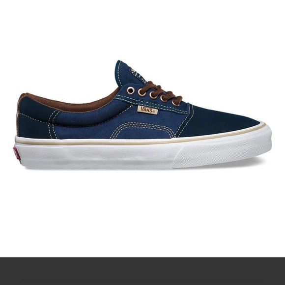 Vans Rowley [Solos] Skate Shoes Navy/Leather 7.5 - Picture 2 of 9